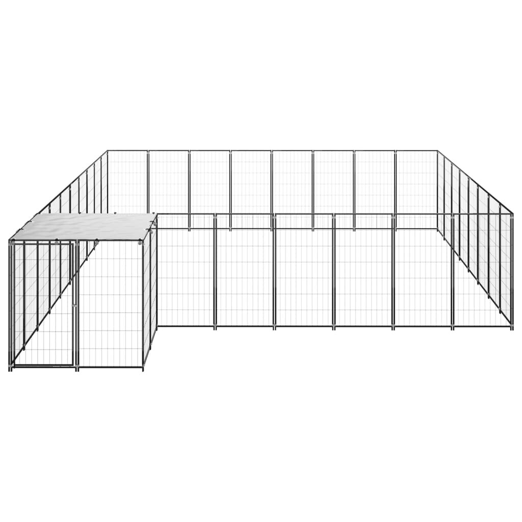 Image of Dog Kennel Black 2214 ft² Steel