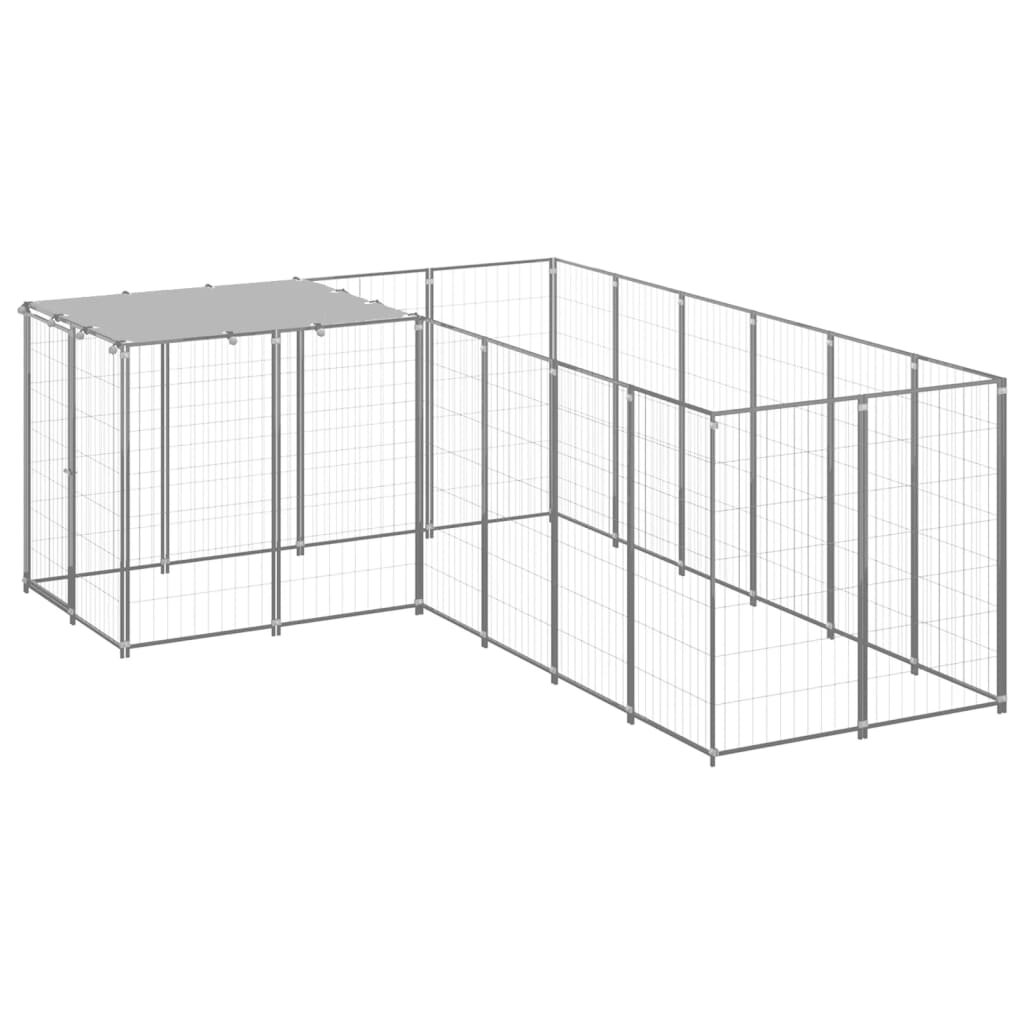 Image of Dog Kennel Silver 521 ft² Steel