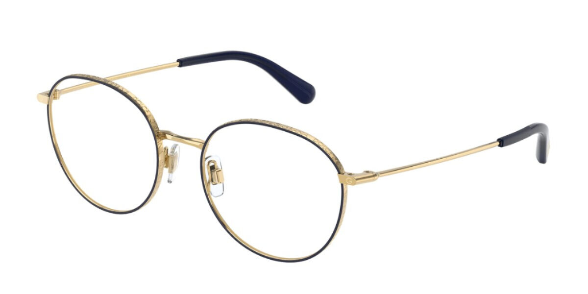 Image of Dolce & Gabbana DG1322 1337 53 Niebieskie Damskie Okulary Korekcyjne PL