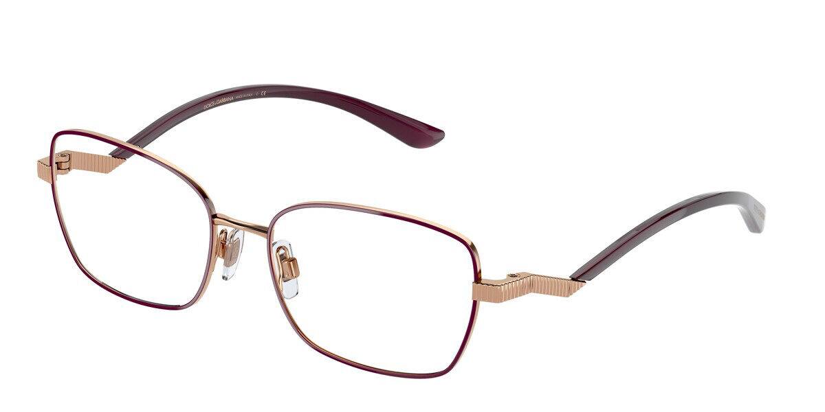 Image of Dolce & Gabbana DG1334 1351 55 Burgundy Damskie Okulary Korekcyjne PL