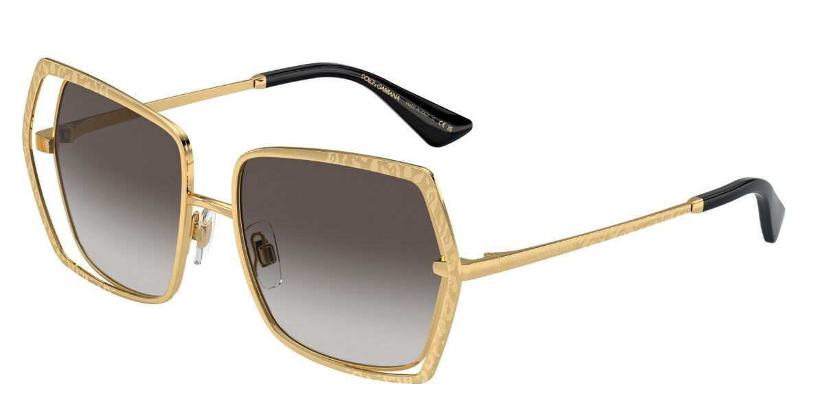 Image of Dolce & Gabbana DG2306 02/8G Óculos de Sol Dourados Feminino PRT