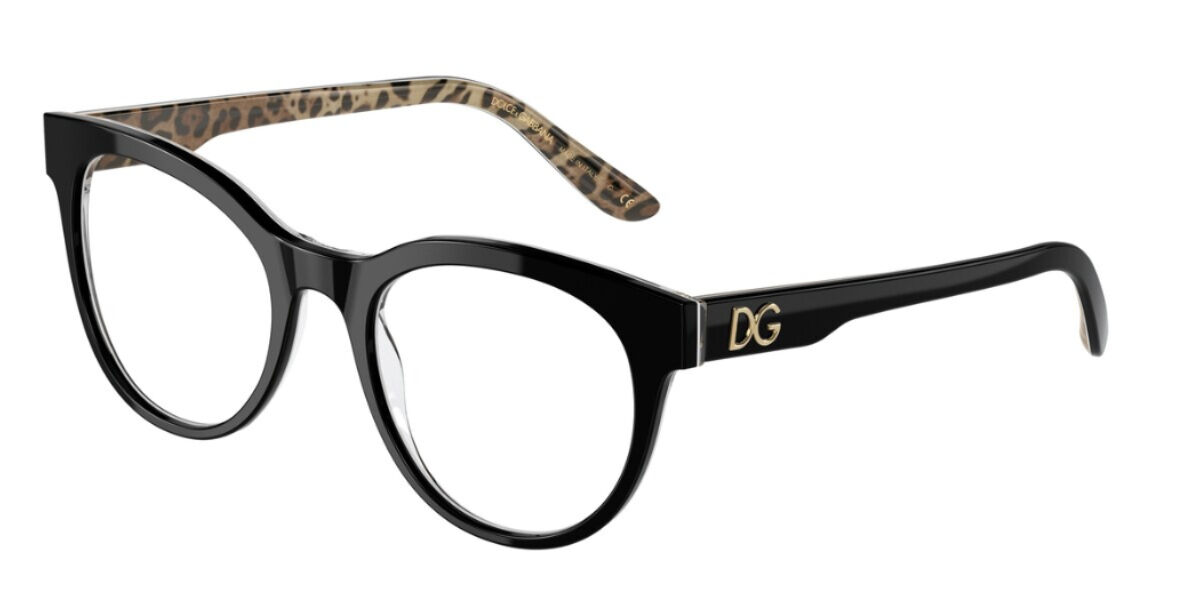 Image of Dolce & Gabbana DG3334 3299 Óculos de Grau Pretos Feminino BRLPT