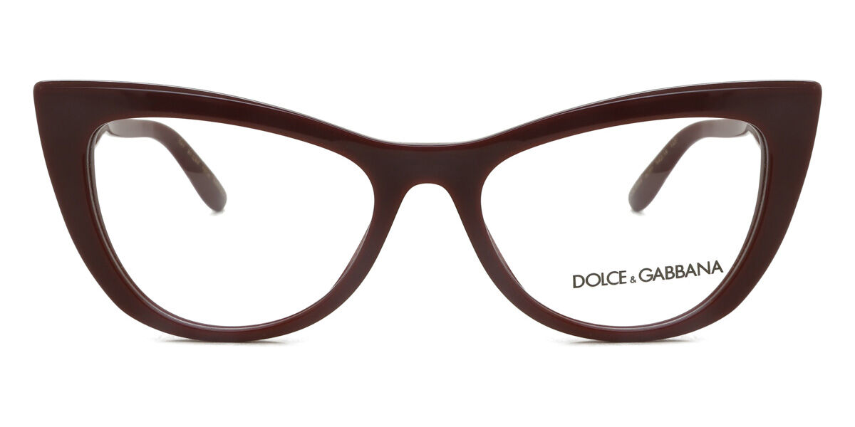 Image of Dolce & Gabbana DG3354 3091 54 Czerwone Damskie Okulary Korekcyjne PL