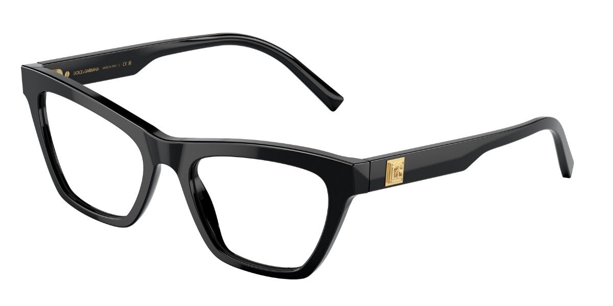 Image of Dolce & Gabbana DG3359 501 53 Czarne Damskie Okulary Korekcyjne PL