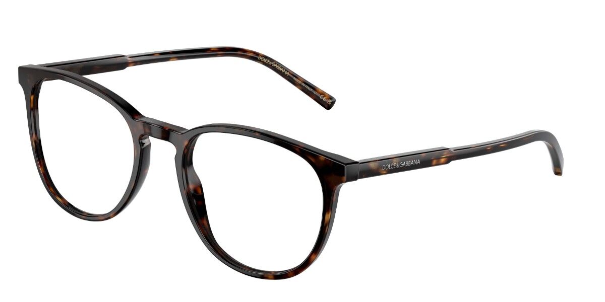 Image of Dolce & Gabbana DG3366 502 52 Tortoiseshell Męskie Okulary Korekcyjne PL