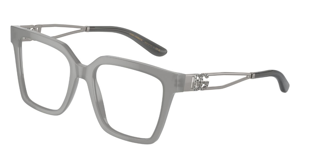 Image of Dolce & Gabbana DG3376B 3419 53 Szare Damskie Okulary Korekcyjne PL