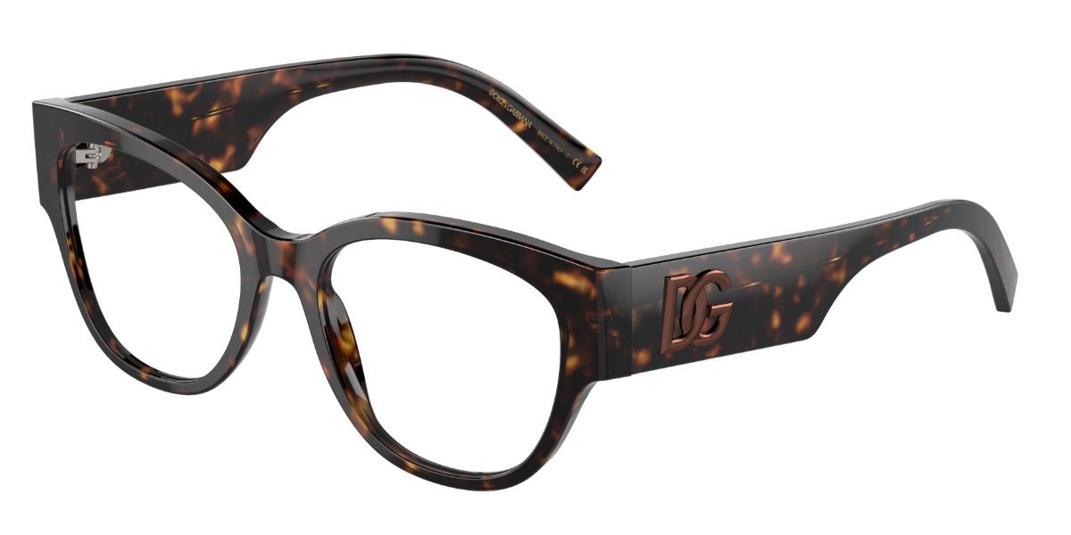 Image of Dolce & Gabbana DG3377 502 Óculos de Grau Tortoiseshell Feminino PRT