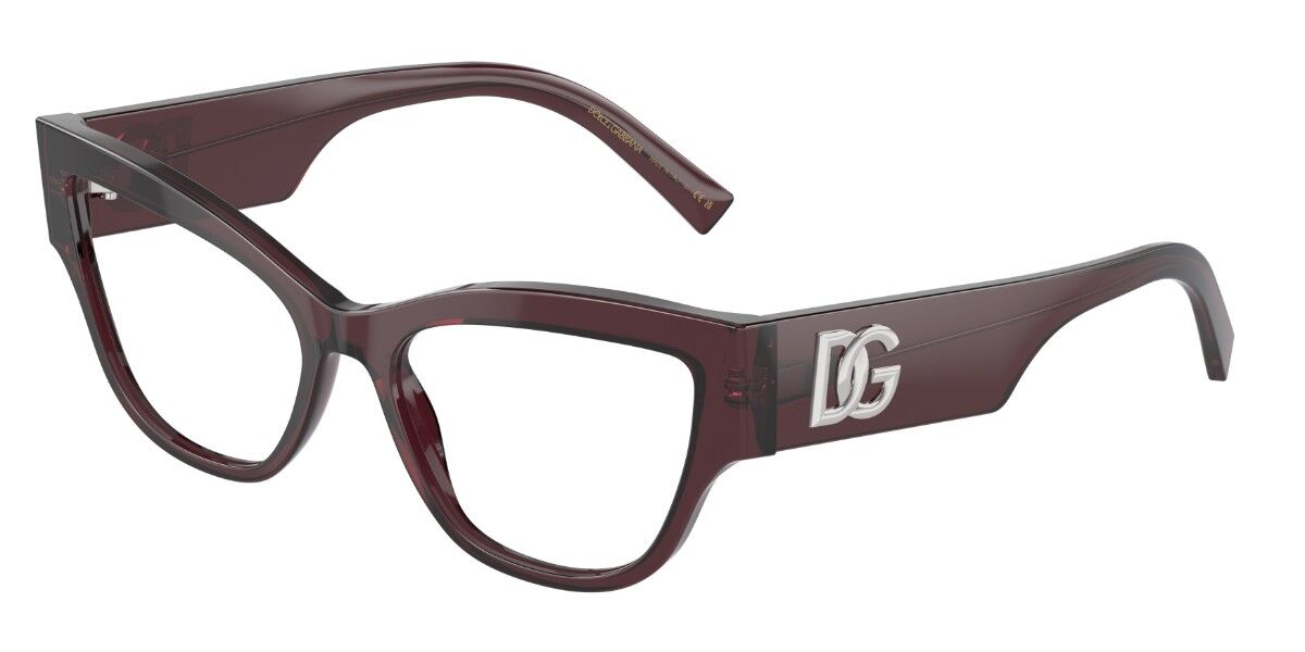 Image of Dolce & Gabbana DG3378 3045 Óculos de Grau Purple Feminino PRT