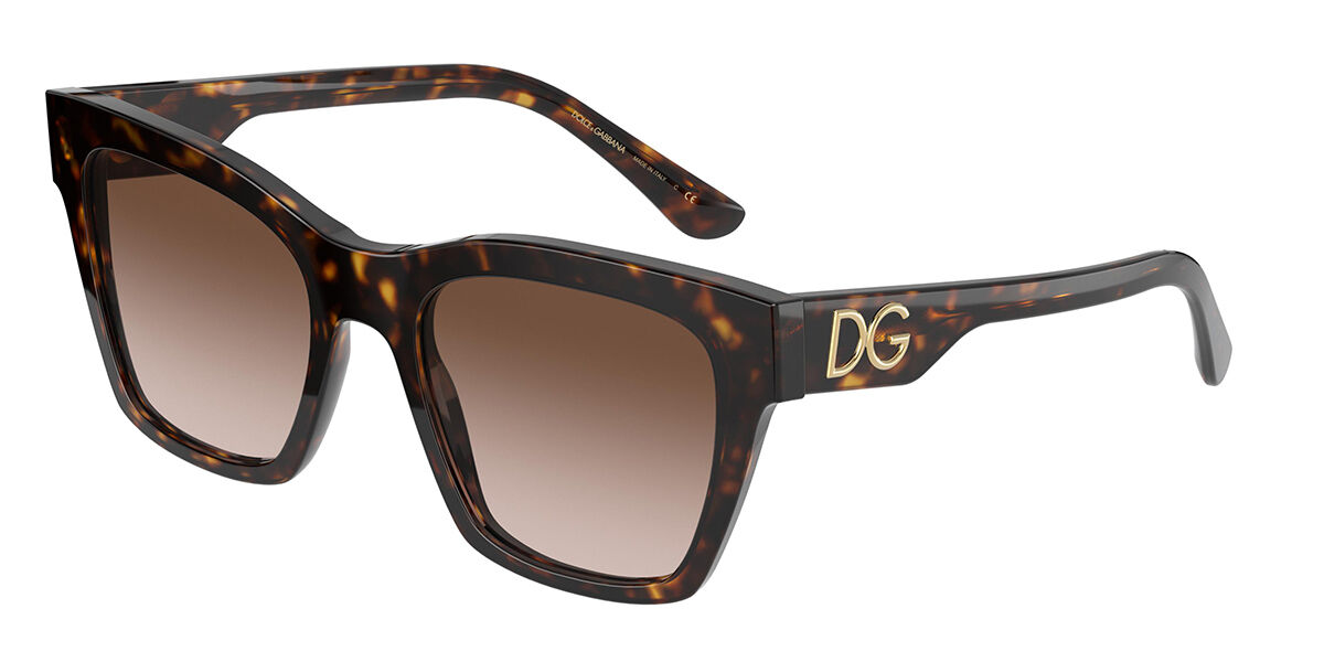 Image of Dolce & Gabbana DG4384F Formato Asiático 502/13 Óculos de Sol Tortoiseshell Feminino BRLPT