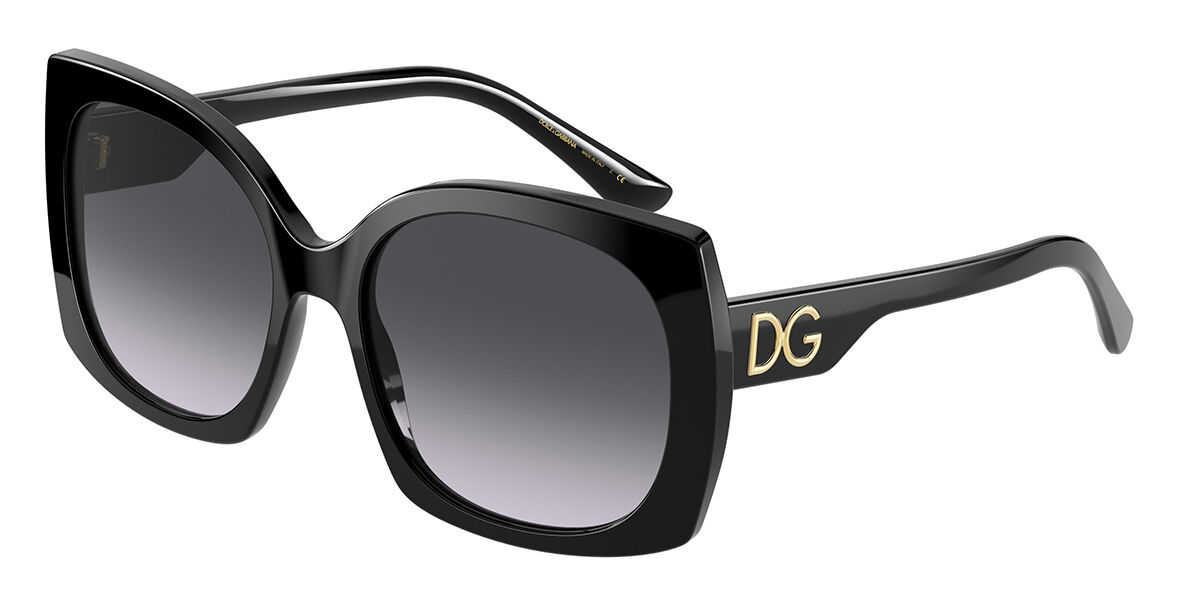 Image of Dolce & Gabbana DG4385F Formato Asiático 501/8G Óculos de Sol Pretos Feminino BRLPT