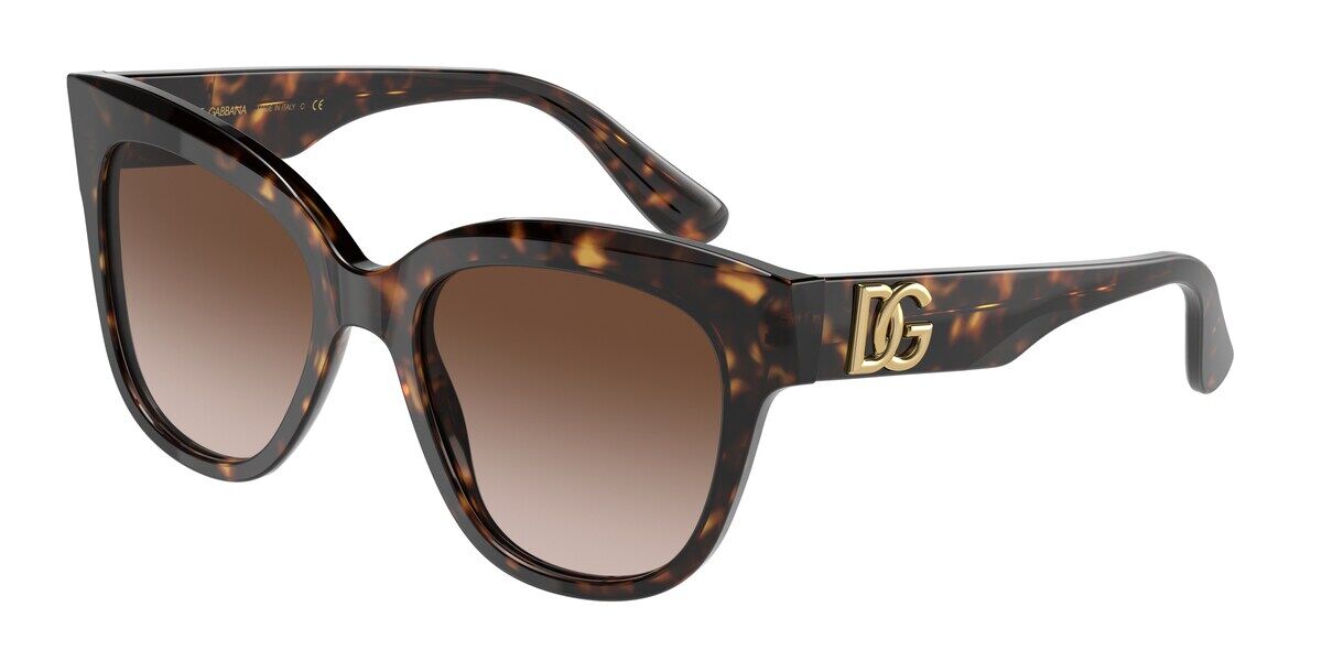 Image of Dolce & Gabbana DG4407F Formato Asiático 502/13 Óculos de Sol Tortoiseshell Feminino BRLPT
