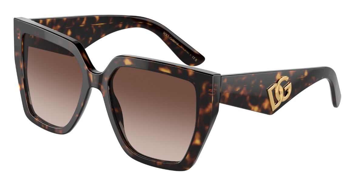 Image of Dolce & Gabbana DG4438 502/13 55 Lunettes De Soleil Femme Tortoiseshell FR