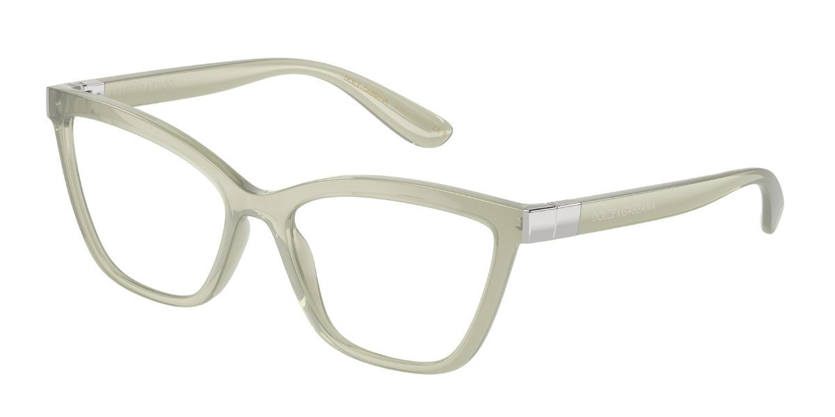 Image of Dolce & Gabbana DG5076 3345 53 Zielone Damskie Okulary Korekcyjne PL