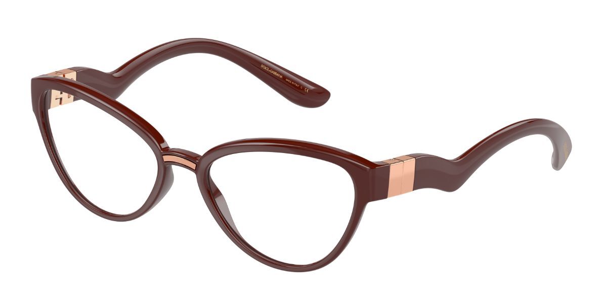 Image of Dolce & Gabbana DG5079 3285 Óculos de Grau Vinho Feminino BRLPT