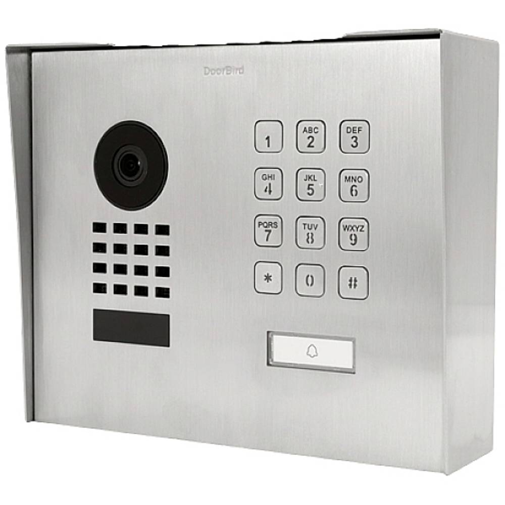 Image of DoorBird D1101KH Modern IP video door intercom LAN Outdoor panel V2A stainless steel (brushed)