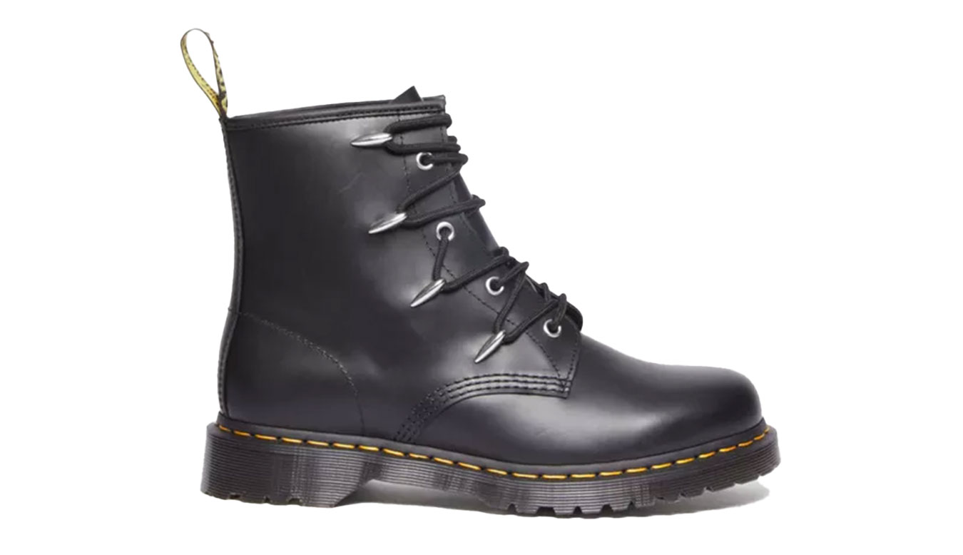 Image of Dr Martens 1460 Alien Hardware Leather Lace Up Boots HR