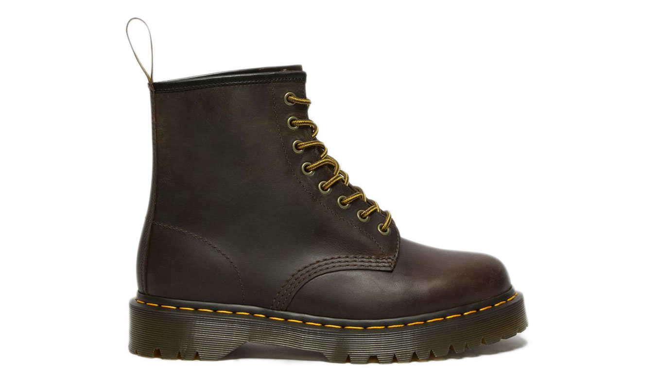 Image of Dr Martens 1460 Bex Crazy Horse Leather Lace Up Boots RO