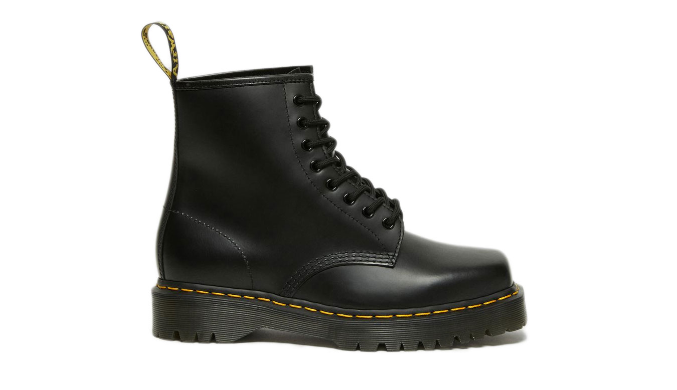 Image of Dr Martens 1460 Bex Squared Toe Leather Lace Up Boots CZ