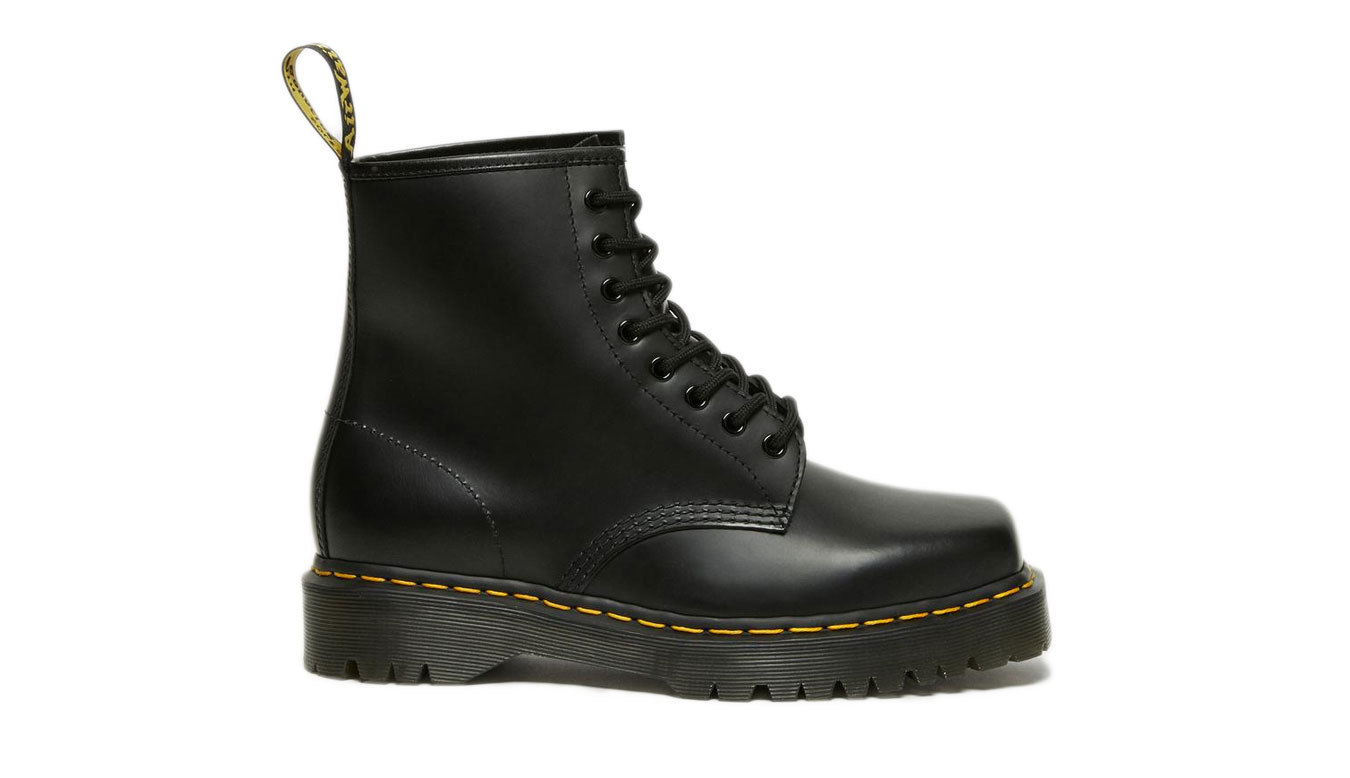 Image of Dr Martens 1460 Bex Squared Toe Leather Lace Up Boots SK