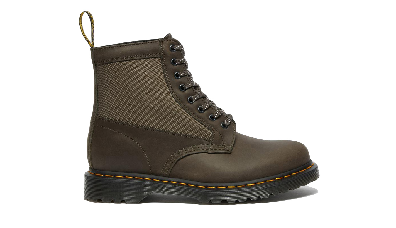 Image of Dr Martens 1460 Panel Leather Lace Up Boots IT