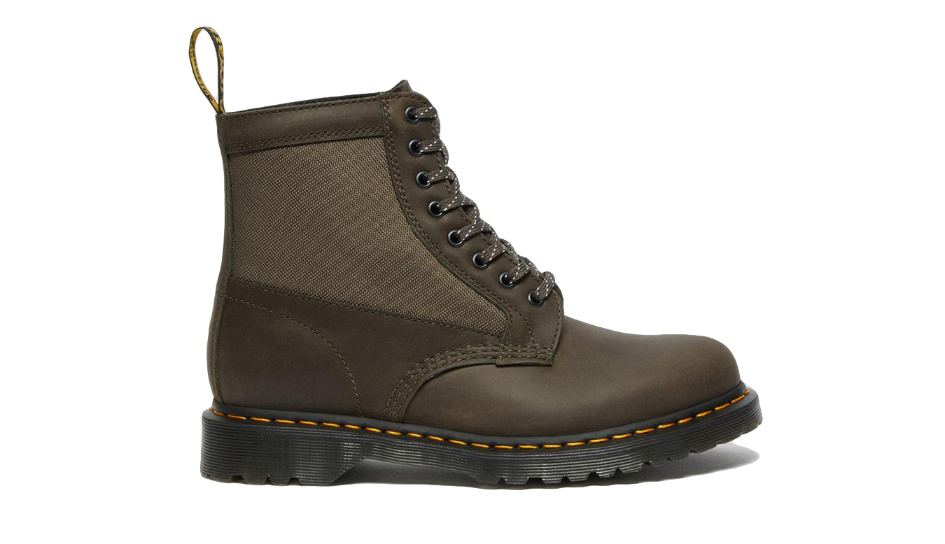 Image of Dr Martens 1460 Panel Leather Lace Up Boots RO
