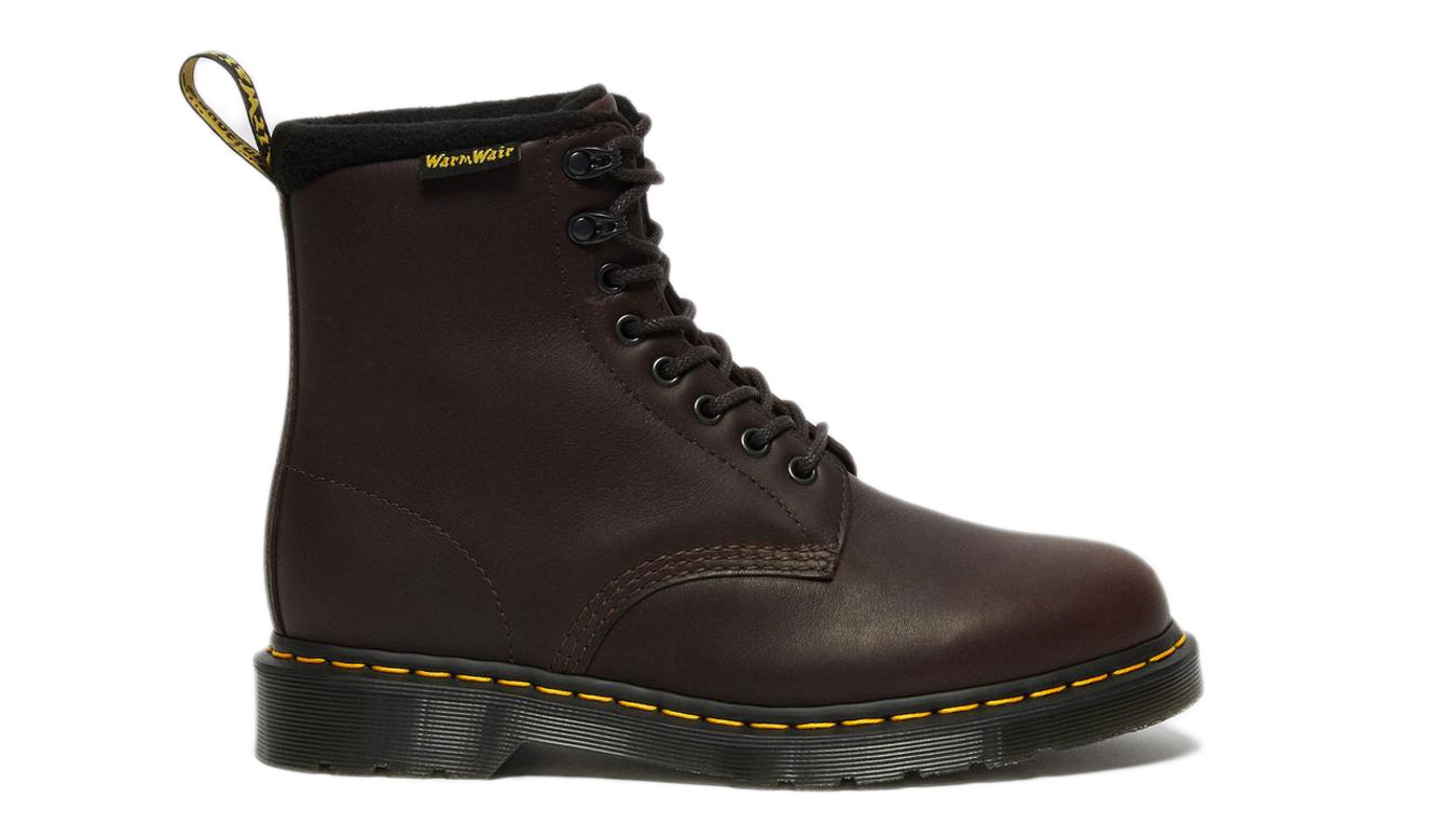 Image of Dr Martens 1460 Warmwair Leather Lace Up Boots US