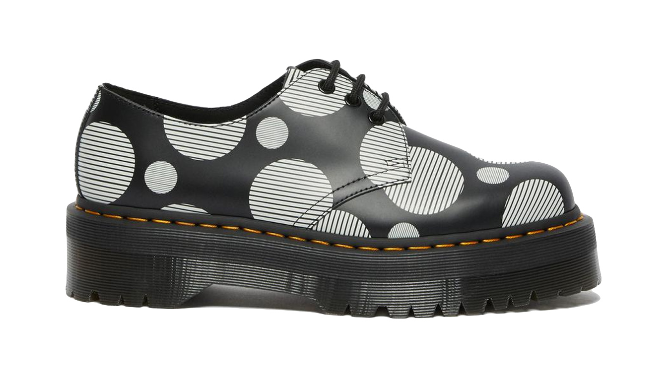 Image of Dr Martens 1461 Polka Dot Smooth Leather Platform CZ