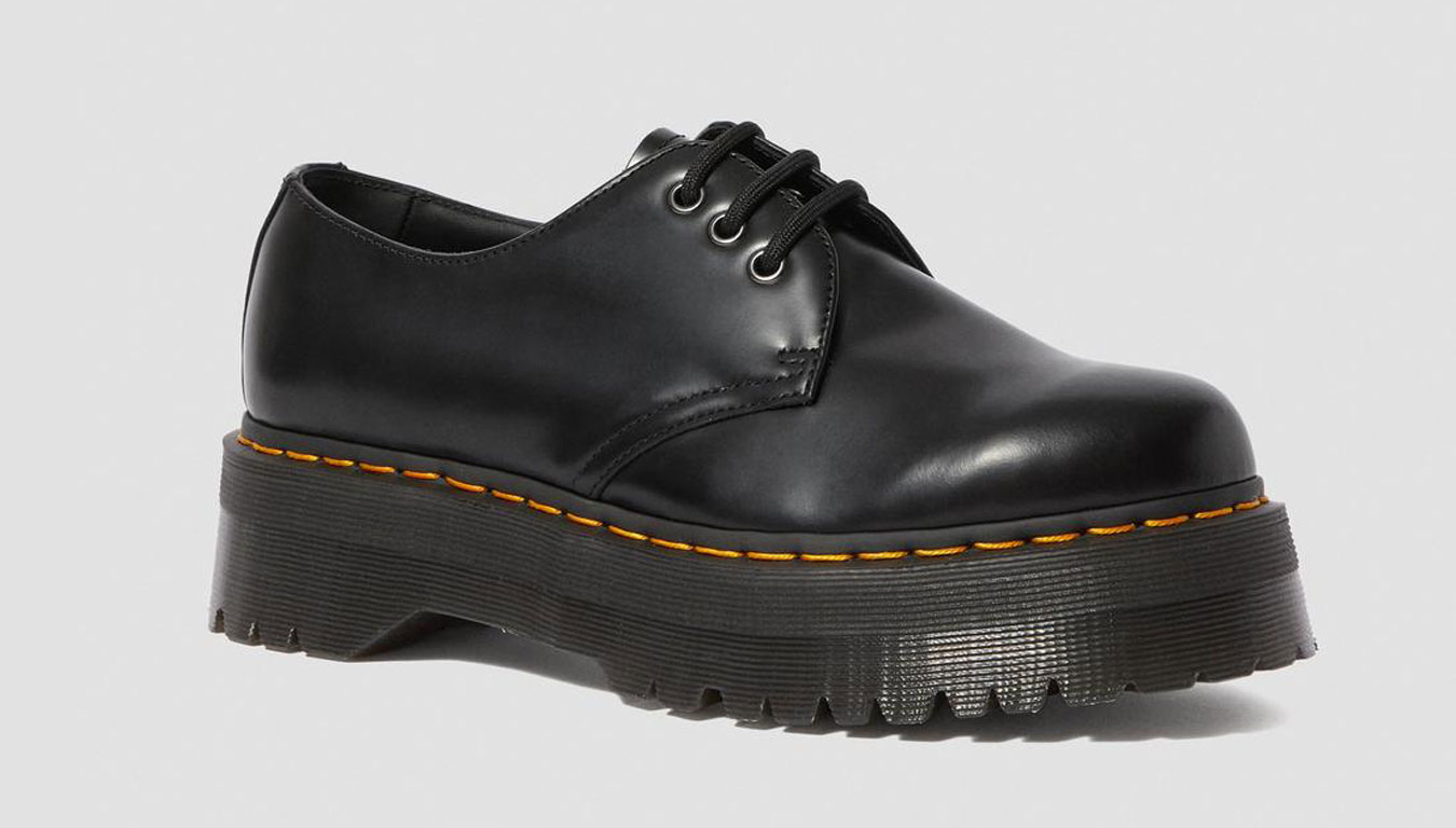 Image of Dr Martens 1461 Quad Platform Leather FR