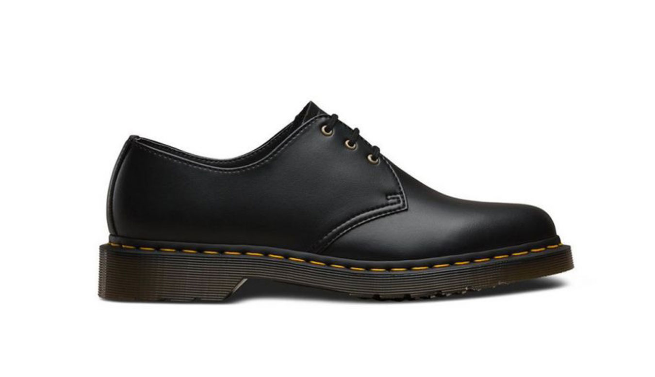 Image of Dr Martens 1461 Vegan Black Flexi Rub Off ESP