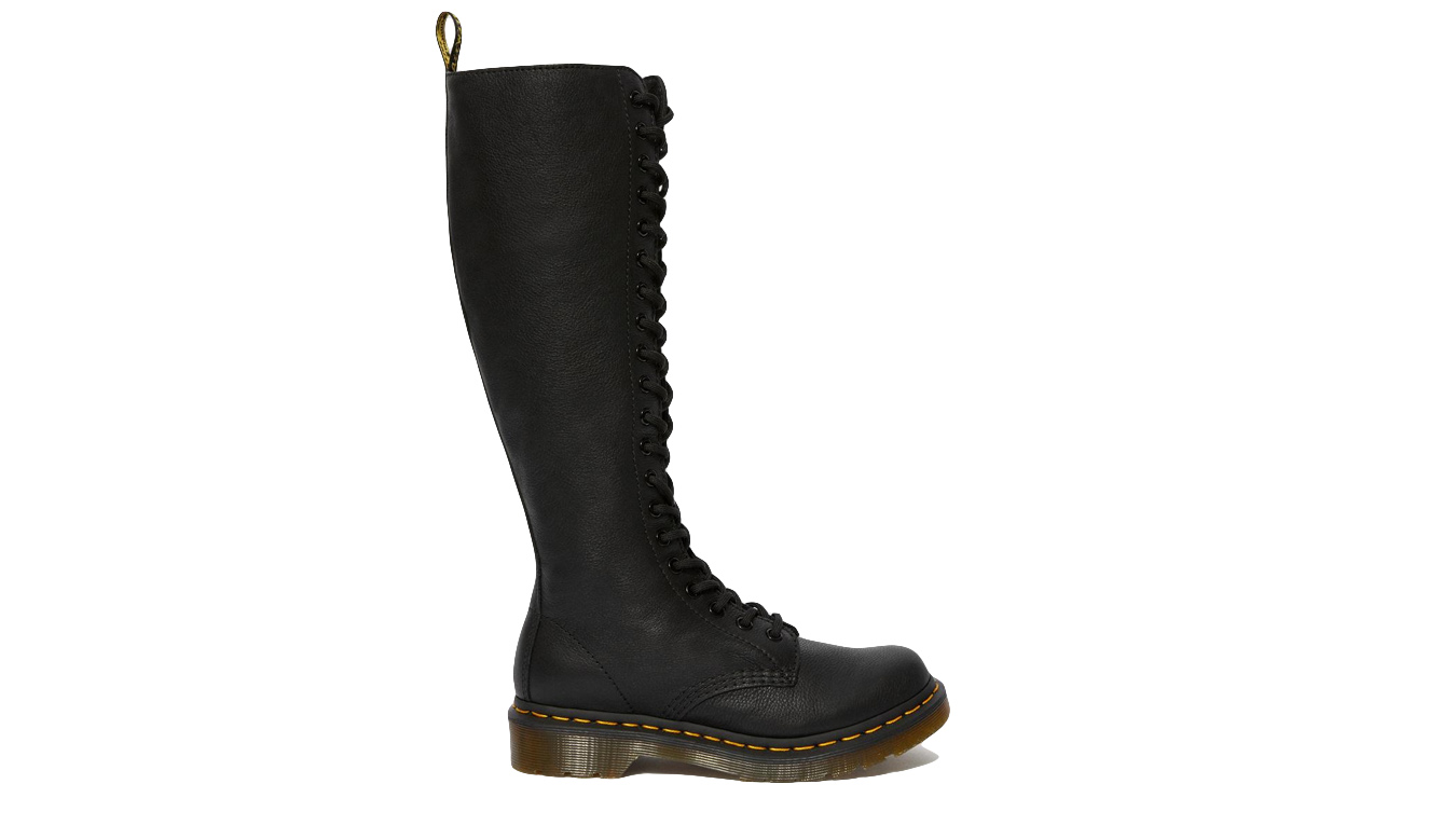 Image of Dr Martens 1B60 Virginia Leather Knee High Boots DE