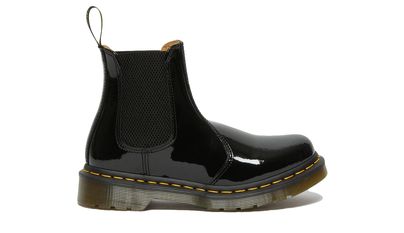 Image of Dr Martens 2976 Patent Leather Chelsea Boots FR