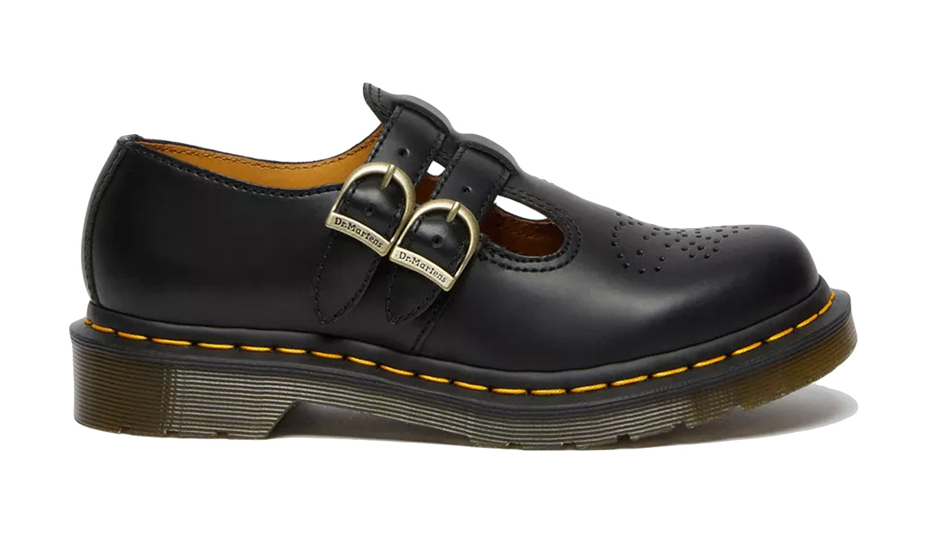 Image of Dr Martens 8065 Smooth Leather Mary Jane Shoes HU