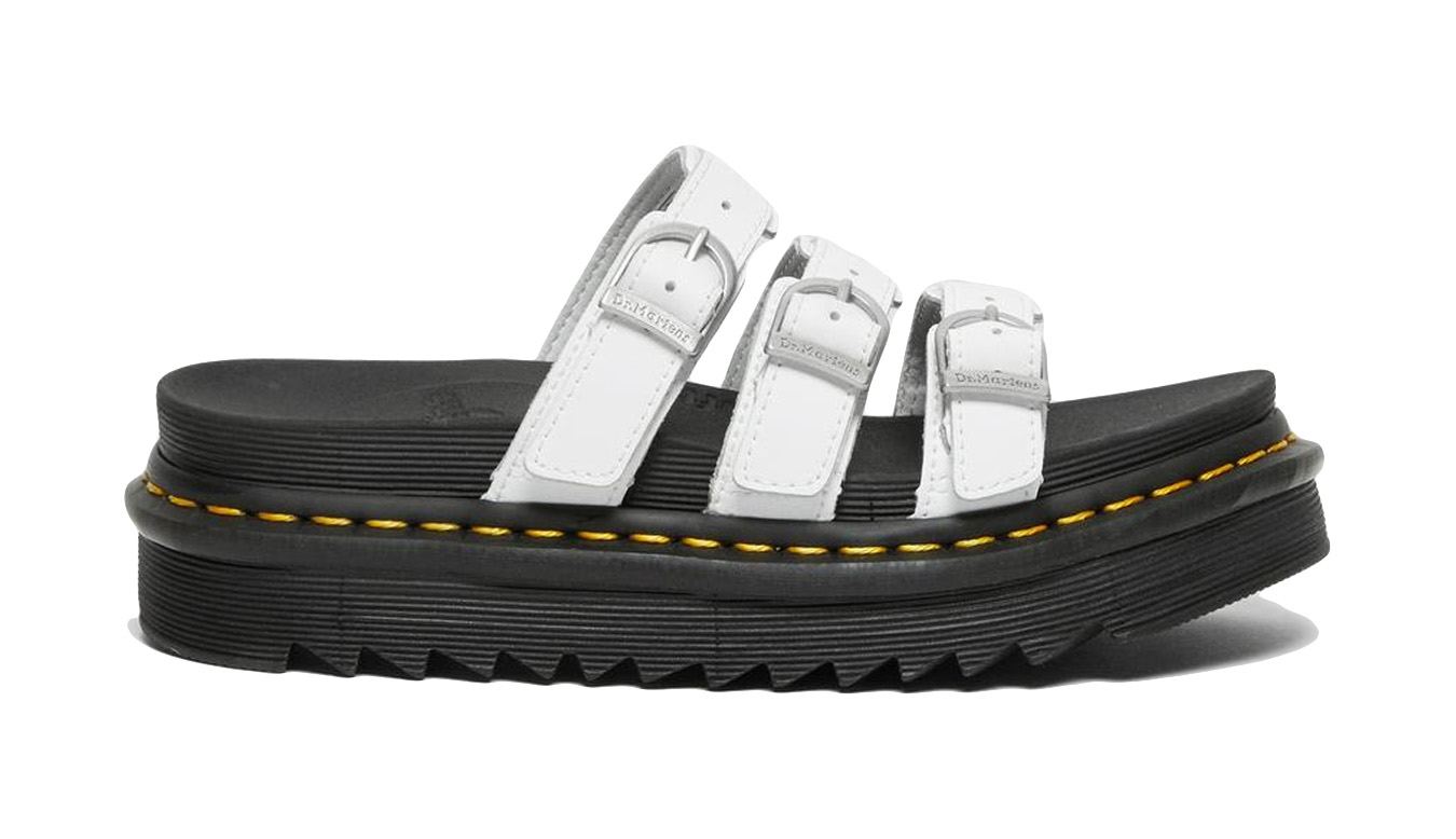 Image of Dr Martens Blaire Slide Leather Sandals FR