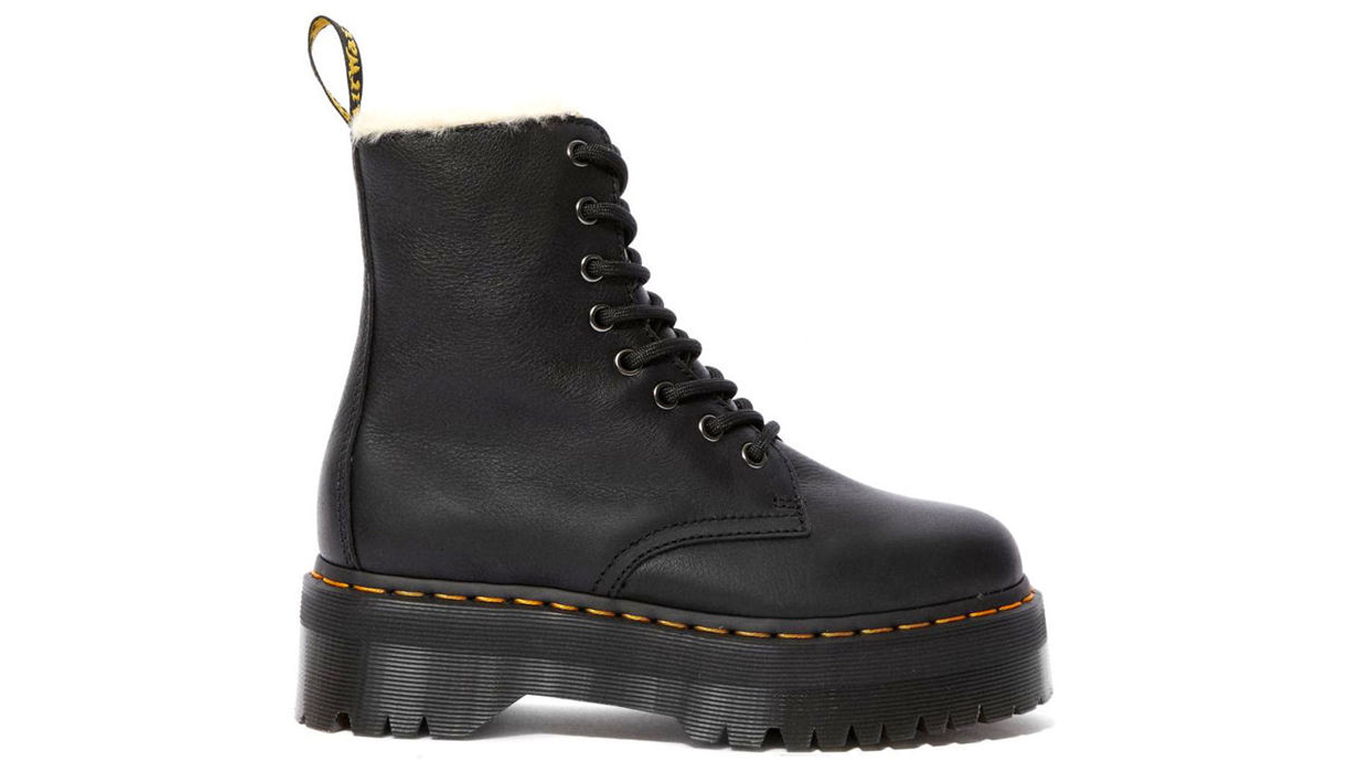 Image of Dr Martens Jadon Faux Fur Lined platform boots DE