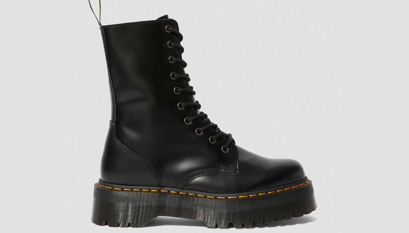 Image of Dr Martens Jadon Hi Leather Platform Boots CZ