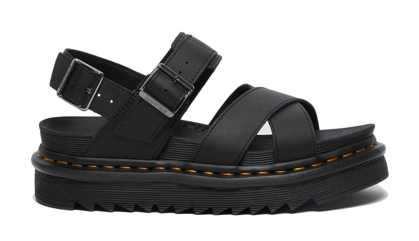 Image of Dr Martens Voss II Hydro Leather Strap Sandals IT