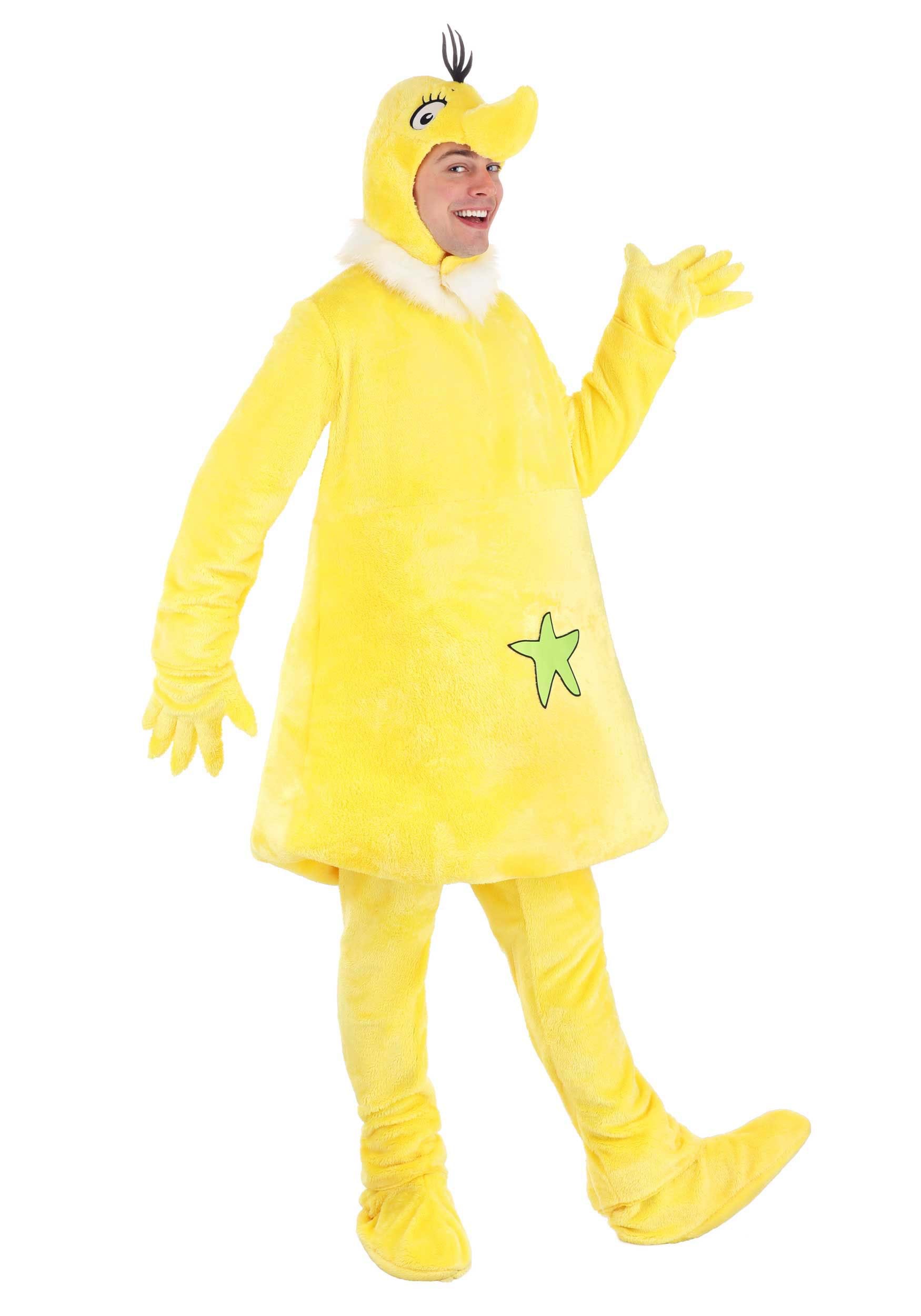 Image of Dr Seuss Star Bellied Sneetch Costume for Adults ID EL453112AD-L