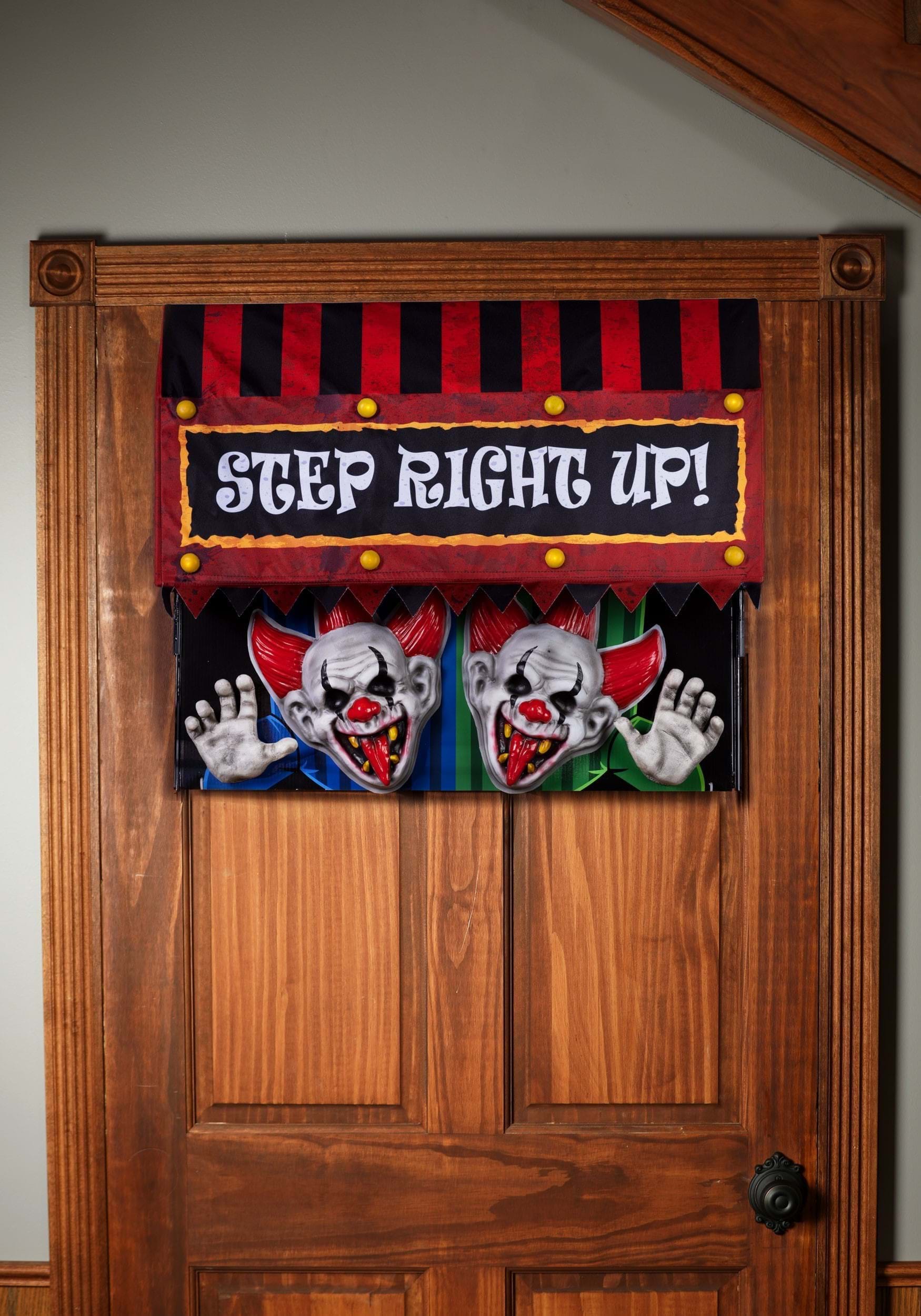 Image of Drop Down Clown Door Animatronic Decoration | Brick Thunder Collection ID FUN5944-ST