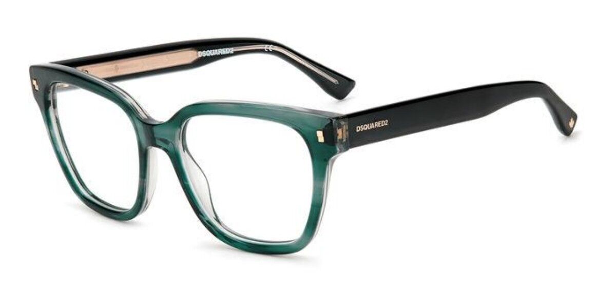 Image of Dsquared2 D2 0025 M5C Óculos de Grau Verdes Feminino BRLPT