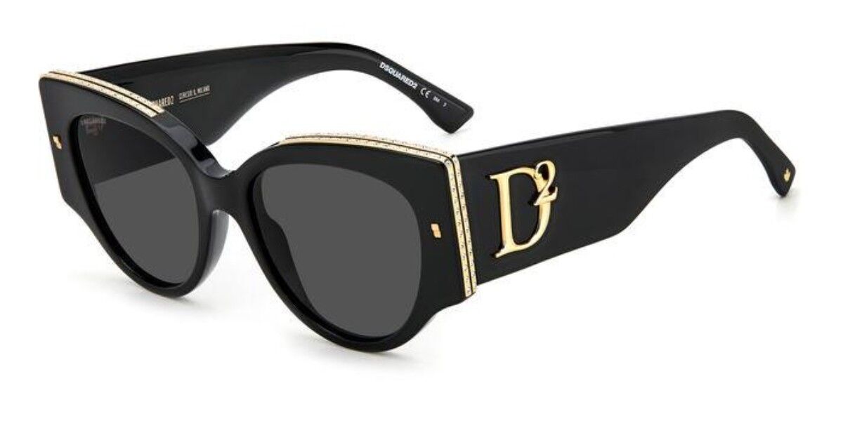 Image of Dsquared2 D2 0032/S 2M2/IR 54 Lunettes De Soleil Femme Noires FR