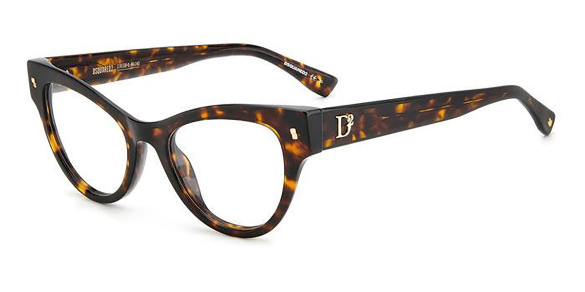 Image of Dsquared2 D2 0070 086 Óculos de Grau Tortoiseshell Feminino BRLPT