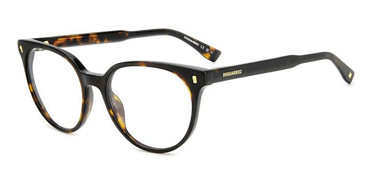 Image of Dsquared2 D2 0082 086 Óculos de Grau Tortoiseshell Feminino PRT