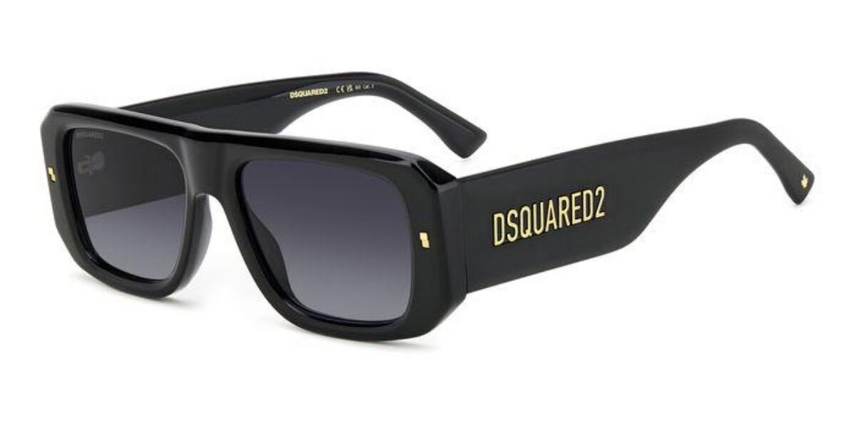 Image of Dsquared2 D2 0107/S 807/9O 54 Lunettes De Soleil Homme Noires FR