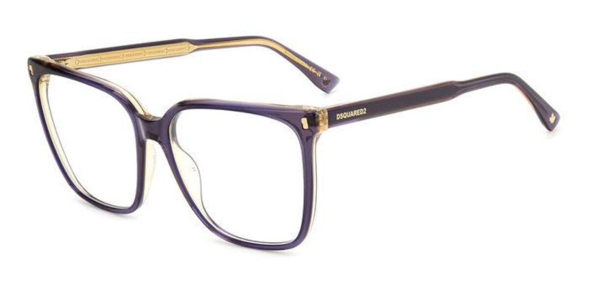 Image of Dsquared2 D2 0115 S2N Óculos de Grau Purple Feminino PRT