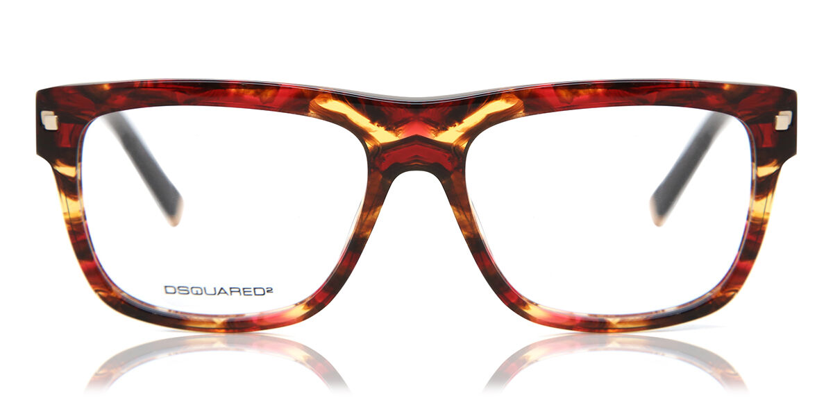 Image of Dsquared2 DQ5076 55A Óculos de Grau Tortoiseshell Masculino BRLPT