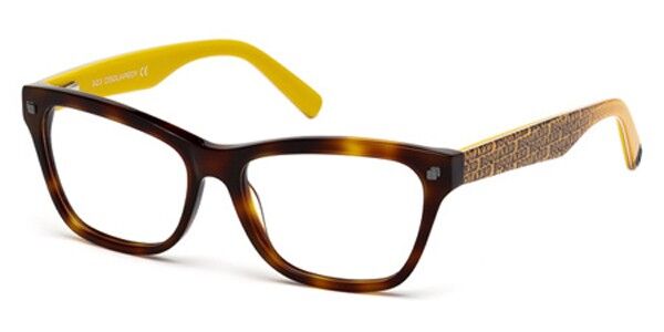 Image of Dsquared2 DQ5138 052 Óculos de Grau Tortoiseshell Feminino BRLPT