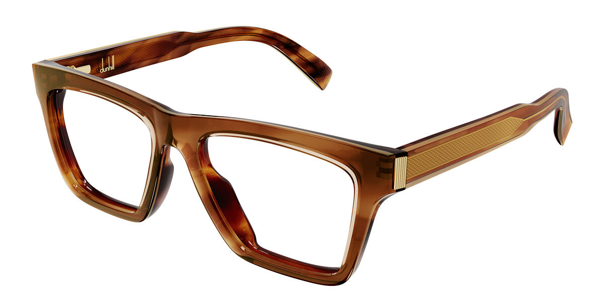 Image of Dunhill DU0080O 003 Óculos de Grau Tortoiseshell Masculino BRLPT