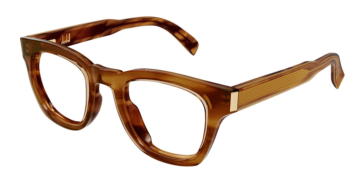 Image of Dunhill DU0081O 003 Óculos de Grau Tortoiseshell Masculino PRT