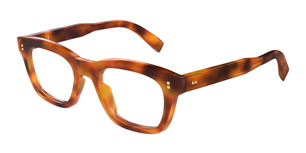 Image of Dunhill DU0101O 004 Óculos de Grau Tortoiseshell Masculino PRT