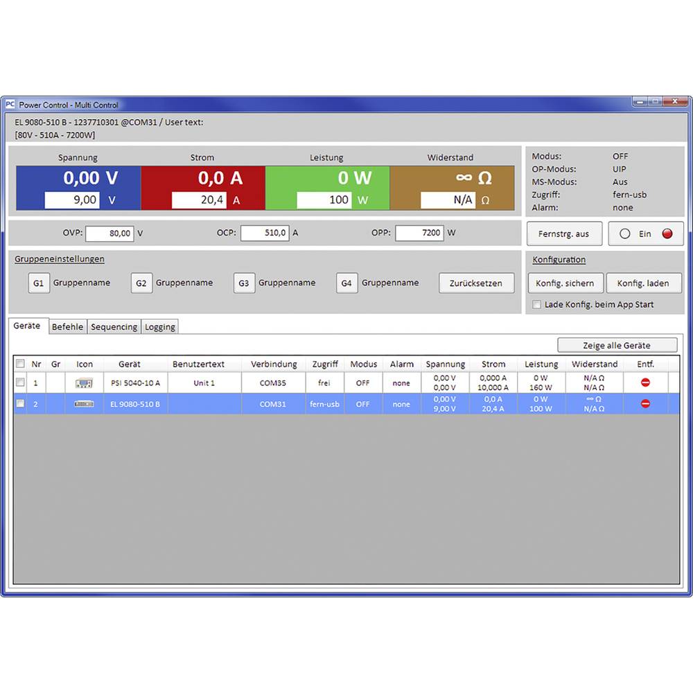 Image of EA Elektro Automatik 33100230 Software Compatible with EA Elektro-Automatik